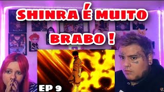 SHINRA VS REKKA FIRE FORCE  EPISODE 9  REACT [upl. by Agemo]