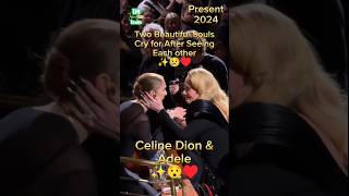 Celine Dion and Adele Tearfully Emotional Moment antesedepois beforeandafter celinedion adele [upl. by Yslehc131]