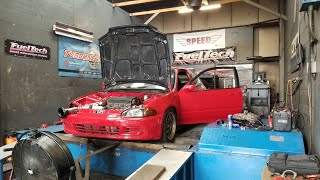 B20 vtec killer h22 vtec killer  h2b dyno day at cft [upl. by Otrebtuc]