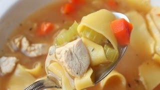 Chicken Noodle Soup  How to Make Classic Chicken Noodle Soup [upl. by Coombs]