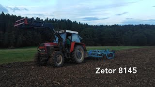 Zetor 8145 s kompaktorem příprava pole na setí [upl. by Laveen]