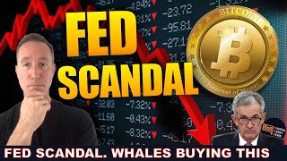 CRYPTO MARKET DROPS FED SCANDAL WHAT WHALES ARE BUYING [upl. by Mandych]