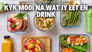 Kyk mooi na wat jy eet en drink  Vermy wat jou liggaam kan kwaad doen [upl. by Yarahs154]