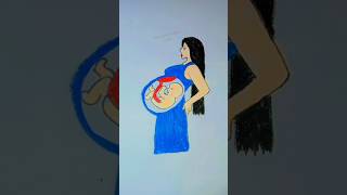 1 to 9 month of baby growth during pregnancy somaiyaartandcraft youtubeshorts pregnancy shorts [upl. by Nosyerg601]