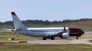 TAKEOFFS AND LANDINGS AT LANDVETTER AIRPORT GÖTEBORG SWEDEN [upl. by William]