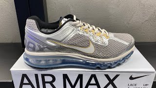 Nike Air Max 2013 “Metallic Silver Gold”  Style Code HJ7901095 [upl. by Ojiram840]