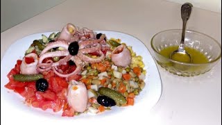 Salade de poulpe سلطةالاخطبوط او القرنيط [upl. by Droffig]