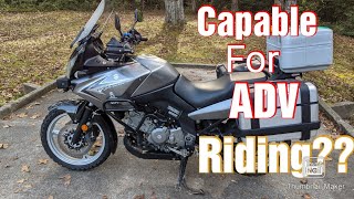 Taking a Look at My 2009 Suzuki VStrom 650 Mods Adventure Motorcycle [upl. by Retloc962]