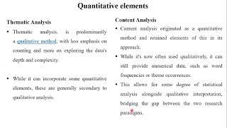 NVIVO 14 Training Day15 Thematic Analysis vs Content Analysis How to Choose the Right Method [upl. by Dubois]