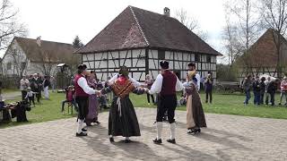 Traditional German DanceUpper Swabian Folk Dance 3 [upl. by Asil846]