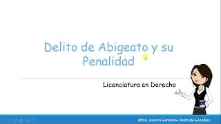 Delito de Abigeato y su Penalidad [upl. by Varney]