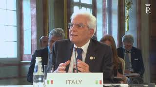 ARRAIOLOS  Riga 2018 intervento del Presidente Mattarella [upl. by Barmen]