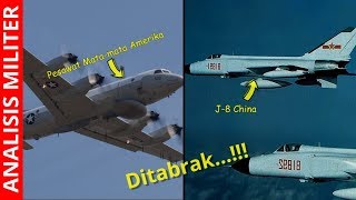 Ditabrak Jet Tempur China Pesawat Matamata Amerika Ini Terpaksa Mendarat dan Ditahan [upl. by Pelagia575]