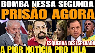 SAIU A PIOR NOTÍCIA PARA LULA PRISÃO APÓS ELEIÇÃO GUILHERME BOULOS PSOL SOFRE DERROTA FRUSTA LUL [upl. by Ecertak]