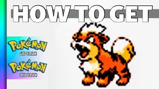 HOW TO GET Growlithe in Pokemon Gold and Silver [upl. by Une212]