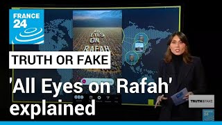 All Eyes on Rafah Where does this viral image come from • FRANCE 24 English [upl. by Kitarp887]