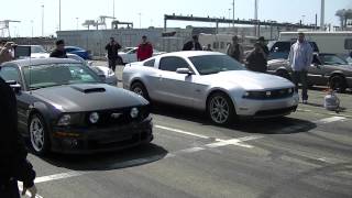 2007 Roush Mustang vs 2011 50 Mustang [upl. by Merari]