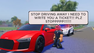 I Got Pulled Over By The Same Cop 27 Times in One Day HE WAS SO MAD Roblox [upl. by Ardnasal]