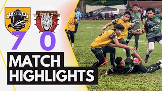 MALAYSIA DAY MINI RUGBY CARNIVAL 2024 U14 GROUP STAGE MATCH COBRATS VS BUKIT JELUTONG RC BJRC [upl. by Hayyifas13]