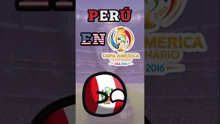 Perú en la Copa América Centenario 2016 countryballs copaamerica2016 futbol copaamerica [upl. by Cottrell183]