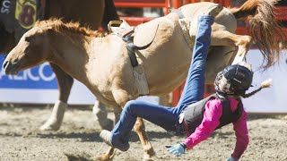 The Mini Broncs were Wild at the Cochrane Lions Rodeo [upl. by Nilesoj]