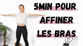 5MIN SEANCE BRAS  TONIFIER AFFINER et MUSCLER ses bras sans équipement a la maison [upl. by Lunnete934]