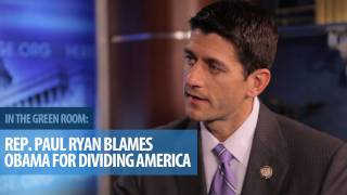 Rep Paul Ryan Blames Obama for Dividing America [upl. by Ytteb]