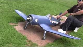 First Flight Top Flite Giant Scale Corsair ARF [upl. by Matrona417]