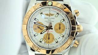 Breitling Chronomat 41 CB014012G713378C Steel amp Gold Automatic Mens Wristwatch  Chronostore [upl. by Asaph]