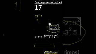 descomponer en factores primos factorizar descomposicion 16 [upl. by Inaja518]