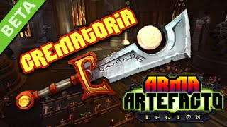 WoW Legion Beta  Arma Artefacto CREMATORIA Paladín Represión en Español  TeamRandomPlay [upl. by Aisha873]