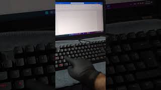 table in word  asmrkeyboard asmrsounds gaming windows tricks [upl. by Adneram]