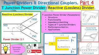 Power Divider Part 4 How to Calculate the Impedance of a Reactive TDivider Power Splitter [upl. by Nosremaj250]