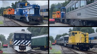 Newport amp Narragansett Bay RR Yard Switching At Melville HD [upl. by Horst]