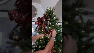 How to decorate a Christmas tree with ribbon [upl. by Eteragram]