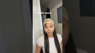 Quick weave  organique hair [upl. by Llewon]