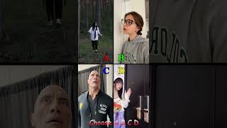 Choose A B C D 111 shorts reaction ABCD ytshortsvideo reaction ytshorts ChooseABCD [upl. by Mcmullan102]