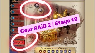 Watcher of Realms  Gear RAiD 2  Stage 19  How I did it❗️😀 [upl. by Haskell]