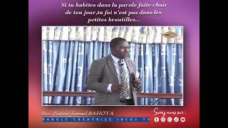 EXTRAIT SERMONS  REV SAMUEL BAHOYA LES DEVISES DE MON PAYS [upl. by Ahtnamas]