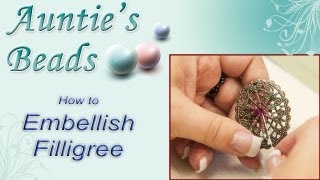 Karla Kam  How to Embellish Filligree [upl. by Lallage801]