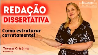 Aprenda a Estruturar uma Redação Dissertativa Corretamente e Obtenha Sucesso em Provas de Concursos [upl. by Lynnell]