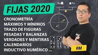 12 Fijas Ejercicios DECO San Marcos 2020  Razonamiento matemático [upl. by Anoyet]