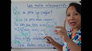 pronoms interrogatifs pronoms qui que lefrançais grammaire [upl. by Serafina]