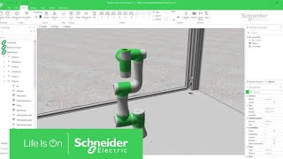 Lexium Cobot with Machine Expert Twin  Schneider Electric [upl. by Lita514]