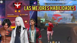 LAS MEJORES HABILIDADES PARA CLASIFICATORIA FREE FIRE [upl. by Sheldon865]