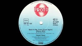 Hazell Dean  Back In My Arms Once Again Dance Mix 1984 [upl. by Cherrita]