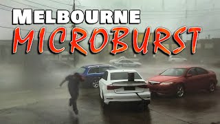 Melbourne impacted by Microburst  13 Feb 2024 [upl. by Brigit261]