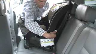 Car Seat Installation Evenflo Titan 5 Front Facing [upl. by Ymled]