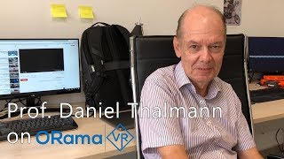 Prof Daniel Thalmann pioneer in Virtual Humans on ORamaVR [upl. by Ilil]