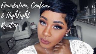 Flawless Foundation Contour amp Highlight Routine  Full Make Up Tutorial [upl. by Oicelem612]